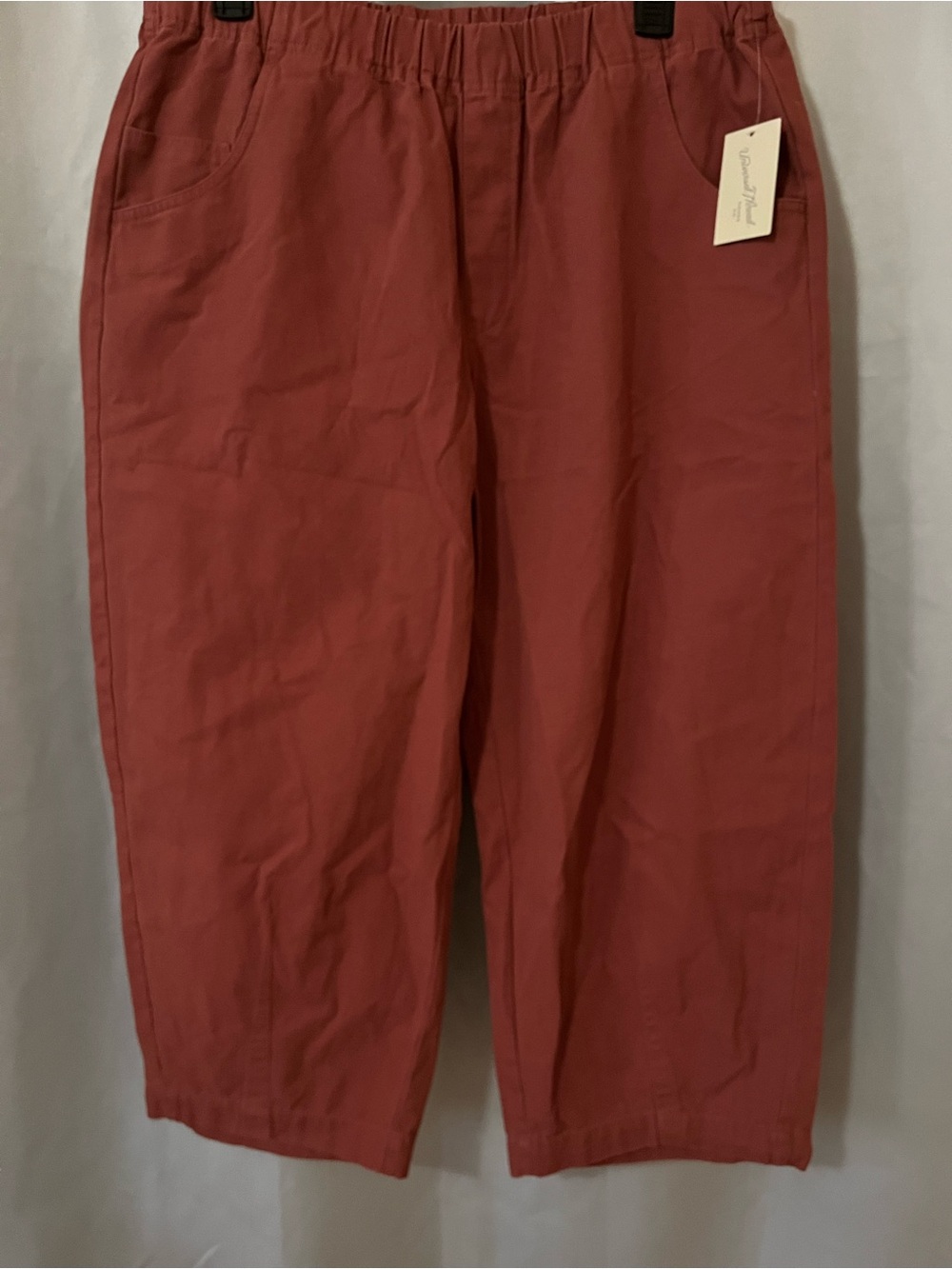 Universal Thread Women's Mid-Rise Barrel Leg Pull-On Pants
